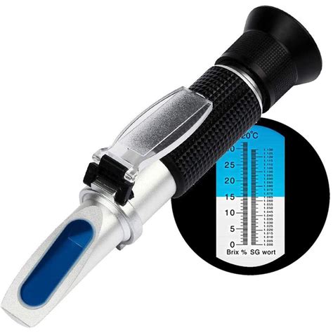 troubleshooting the brix specific gravity refractometer|refractometer for brewing.